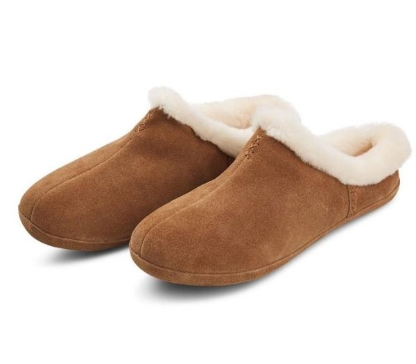 Hjemmesko af ægte lammeskind
