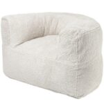 Blød sækkestol formet som lænetol